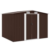 vidaXL Tuinberging 257x205x178 cm staal bruin