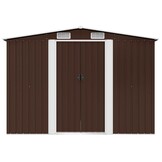 vidaXL Tuinberging 257x205x178 cm staal bruin