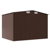 vidaXL Tuinberging 257x205x178 cm staal bruin