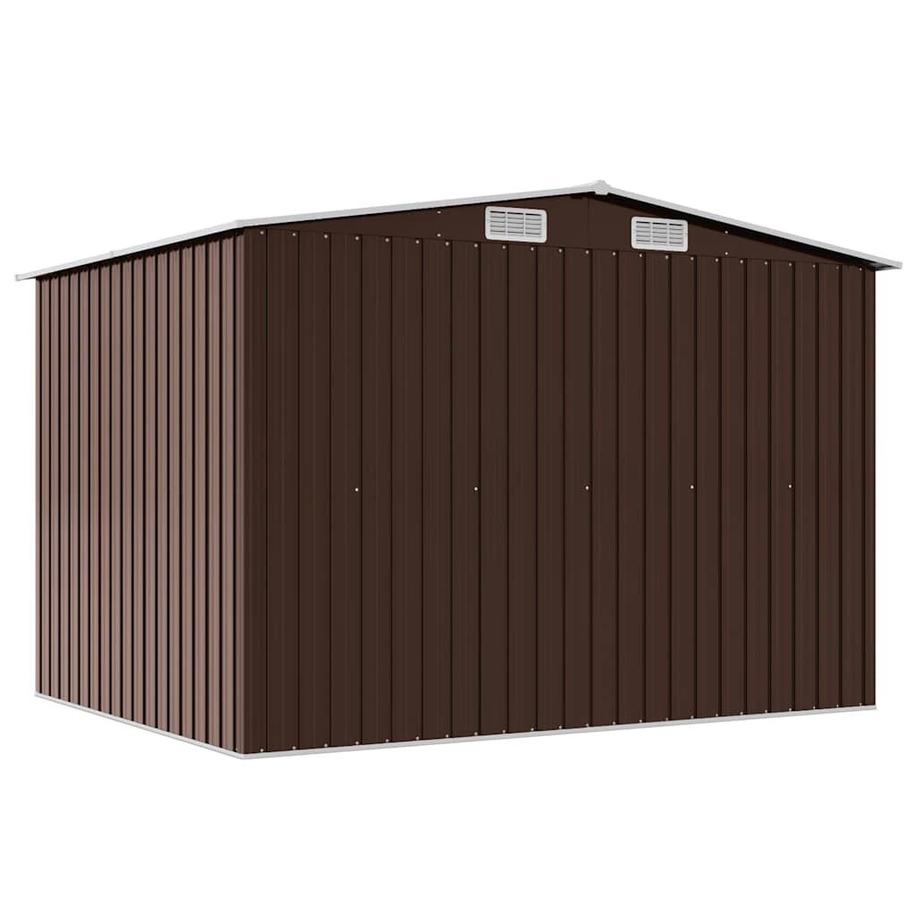 vidaXL Tuinberging 257x205x178 cm staal bruin