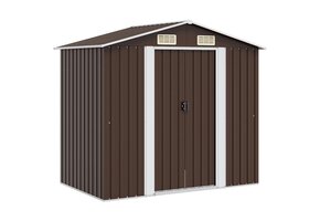 VidaXL Tuinberging Staal Bruin 204x132x186 cm - 60% Korting
