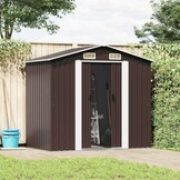 vidaXL Tuinberging 204x132x186 cm staal bruin