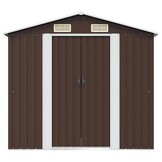 vidaXL Tuinberging 204x132x186 cm staal bruin