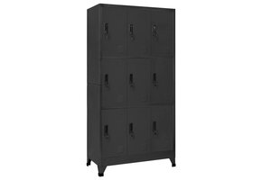 Lockerkast Staal Antraciet 90x45x180 cm - 30% Korting