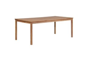 vidaXL Teakhouten Tuintafel 200x100x77 cm - 35% Korting