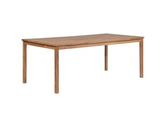 vidaXL Tuintafel 200x100x77 cm massief teakhout