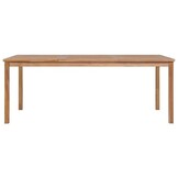 vidaXL Tuintafel 200x100x77 cm massief teakhout