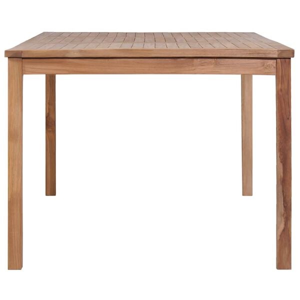 vidaXL Tuintafel 200x100x77 cm massief teakhout