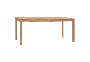 vidaXL Massief Teakhouten Tuintafel 180x90x77 cm - 35% Korting