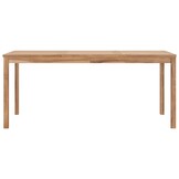 vidaXL Tuintafel 180x90x77 cm massief teakhout