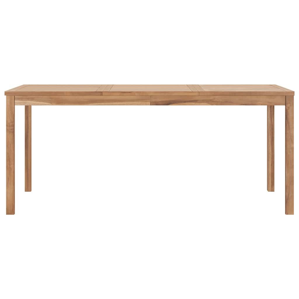 vidaXL Tuintafel 180x90x77 cm massief teakhout