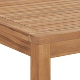 vidaXL Tuintafel 180x90x77 cm massief teakhout
