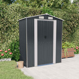 vidaXL Tuinschuur 192x108x223 cm gegalvaniseerd staal antracietkleurig