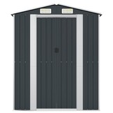 vidaXL Tuinschuur 192x108x223 cm gegalvaniseerd staal antracietkleurig