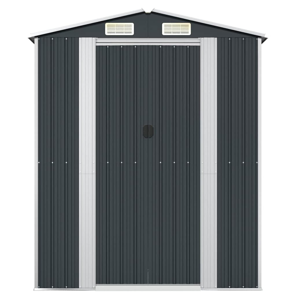 vidaXL Tuinschuur 192x108x223 cm gegalvaniseerd staal antracietkleurig