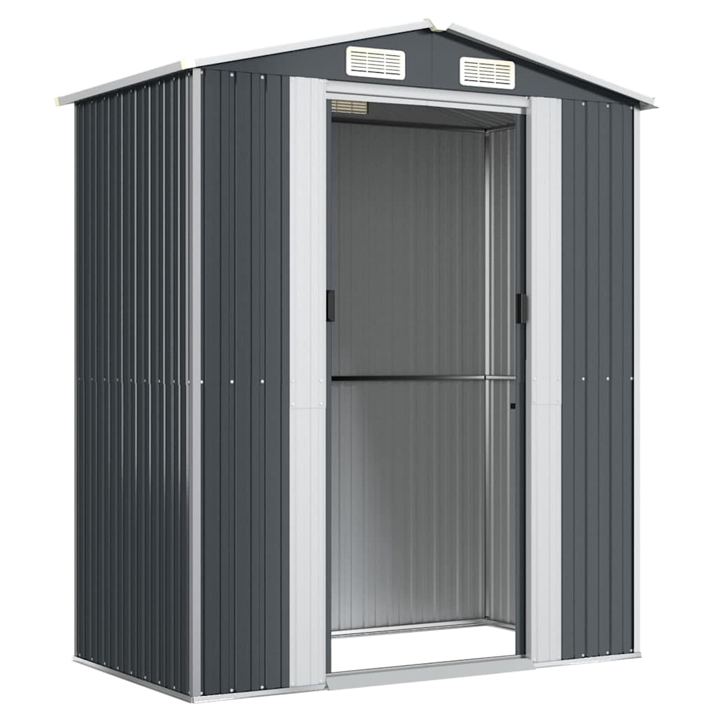 vidaXL Tuinschuur 192x108x223 cm gegalvaniseerd staal antracietkleurig