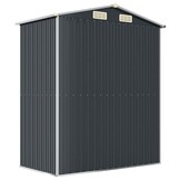 vidaXL Tuinschuur 192x108x223 cm gegalvaniseerd staal antracietkleurig