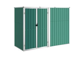 VidaXL Tuinschuur Groen Staal - 35% Korting