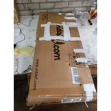 vidaXL Tuinschuur 270x130x208,5 cm gegalvaniseerd staal bruin