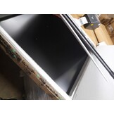 vidaXL Tuintafel 130x130x72 cm staal en glas antracietkleurig