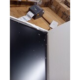 vidaXL Tuintafel 130x130x72 cm staal en glas antracietkleurig