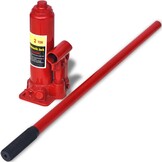 vidaXL Autoreparatie oprijplaten 2 st staal rood
