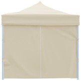 vidaXL Vouwtent pop-up met 8 zijwanden 3x9 m crème