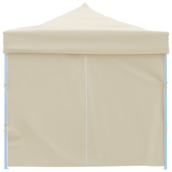 vidaXL Vouwtent pop-up met 8 zijwanden 3x9 m crème