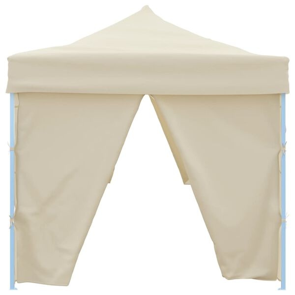 vidaXL Vouwtent pop-up met 8 zijwanden 3x9 m crème