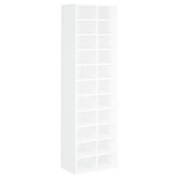 vidaXL Schoenenkast 54x34x183 cm bewerkt hout wit