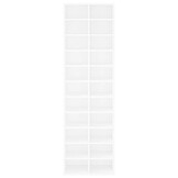 vidaXL Schoenenkast 54x34x183 cm bewerkt hout wit