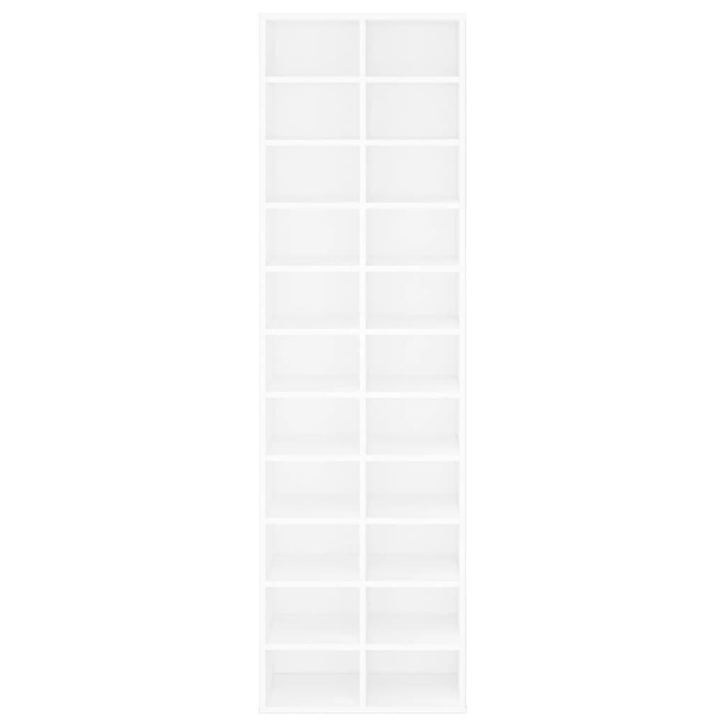 vidaXL Schoenenkast 54x34x183 cm bewerkt hout wit