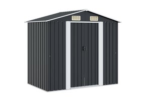 VidaXL Tuinberging 204x132x186 cm Antraciet Staal met 35% Korting