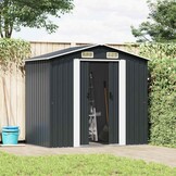 vidaXL Tuinberging 204x132x186 cm staal antraciet