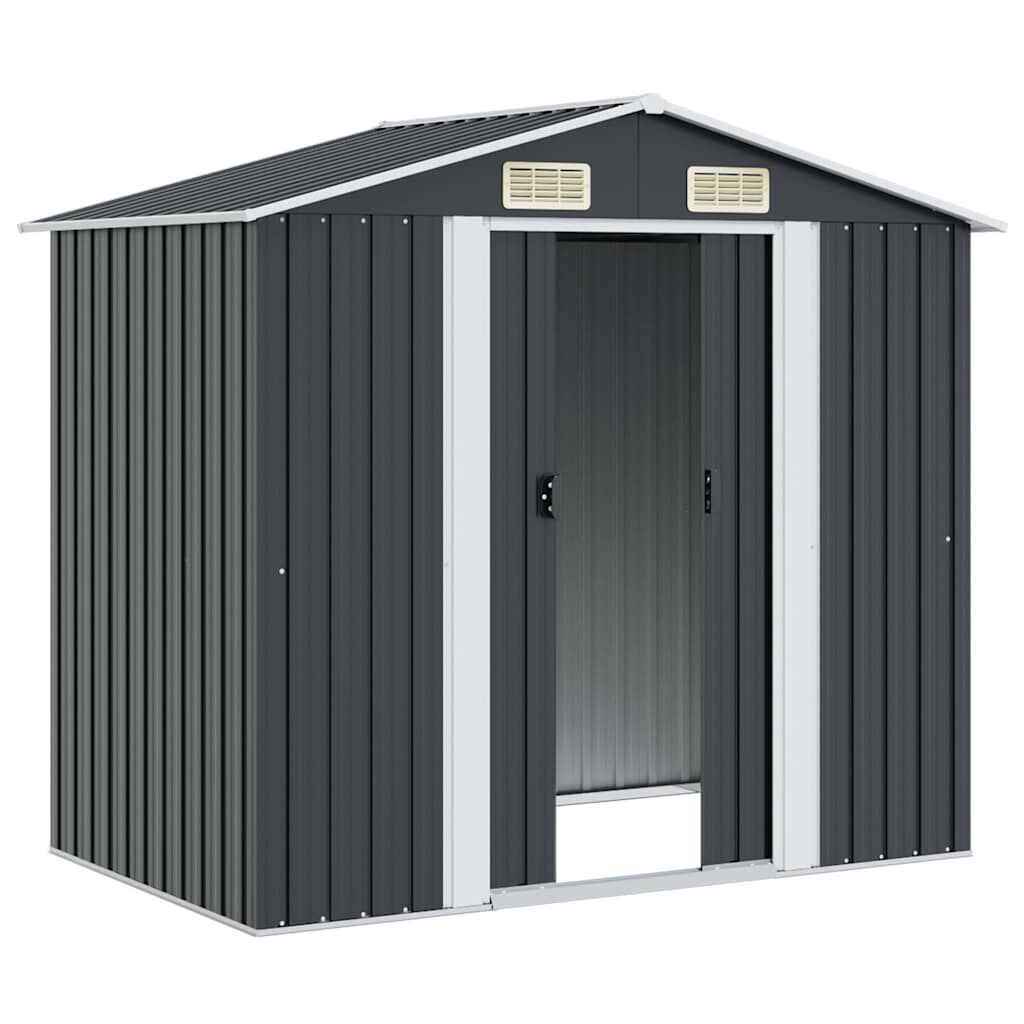 vidaXL Tuinberging 204x132x186 cm staal antraciet