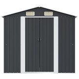vidaXL Tuinberging 204x132x186 cm staal antraciet