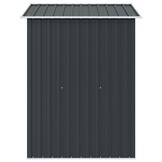 vidaXL Tuinberging 204x132x186 cm staal antraciet