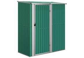 vidaXL Tuinschuur 180,5x97x209,5 cm gegalvaniseerd staal groen