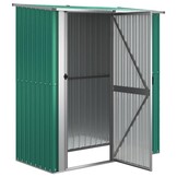 vidaXL Tuinschuur 180,5x97x209,5 cm gegalvaniseerd staal groen
