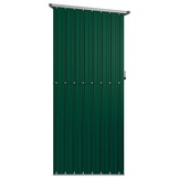 vidaXL Tuinschuur 180,5x97x209,5 cm gegalvaniseerd staal groen