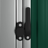 vidaXL Tuinschuur 180,5x97x209,5 cm gegalvaniseerd staal groen