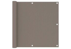 VidaXL Balkonscherm Taupe 90x600 cm - Waterdicht & UV-bestendig - 38% Korting