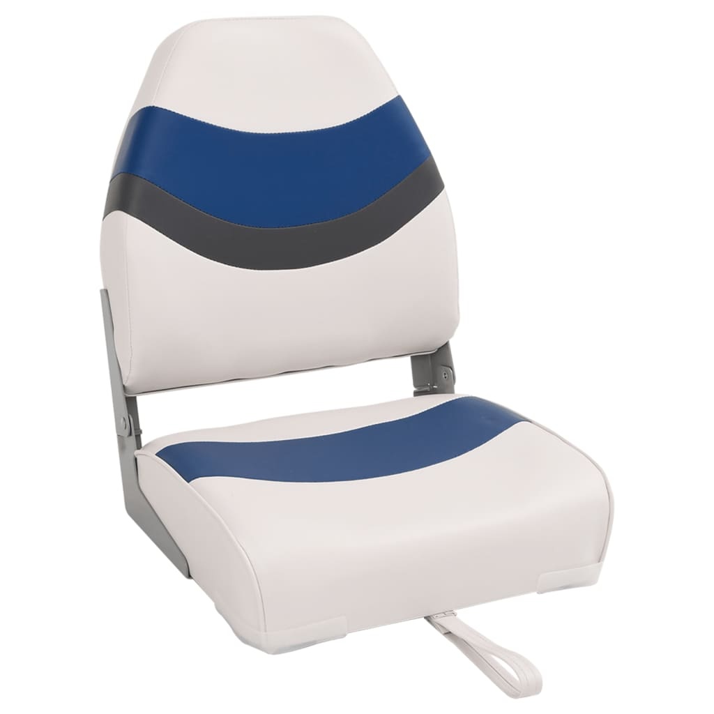vidaXL Bootstoel met hoge rugleuning inklapbaar 44x38x55 cm