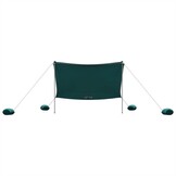 vidaXL Strandluifel met zandankers 304x300 cm groen