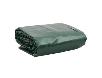 vidaXL Dekzeil 650 g/m² 4x4 m groen