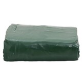 vidaXL Dekzeil 650 g/m² 4x4 m groen