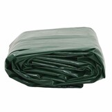 vidaXL Dekzeil 650 g/m² 4x4 m groen