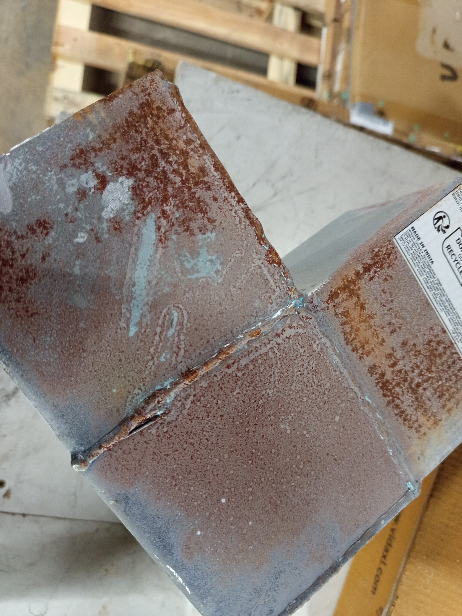 vidaXL Paalverbindingen 4 st Y-vorm 101x101 mm gegalvaniseerd metaal