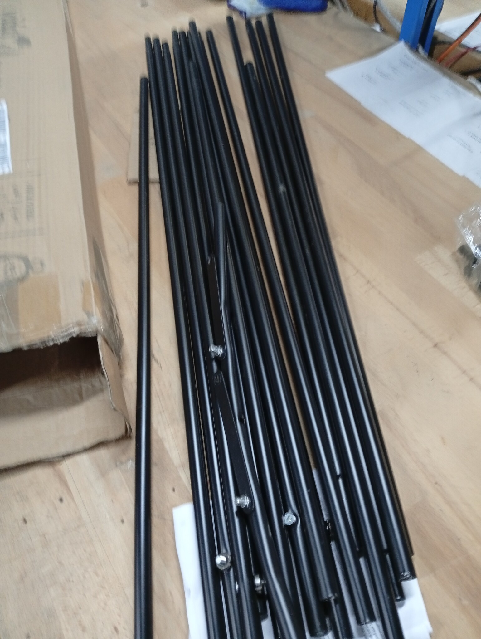 vidaXL Kamerscherm met 4 panelen 698x180 cm stof antracietkleurig