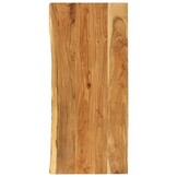 vidaXL Wastafelblad 140x52x2,5 cm massief acaciahout